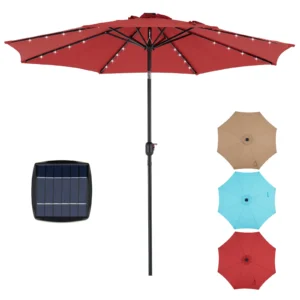 Solar LED Patio Umbrella