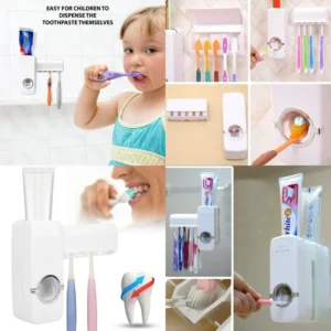 Wall-Mount Toothpaste Organizer